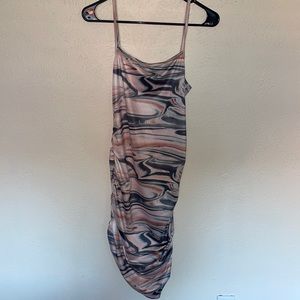 Multi colored Silky Dress